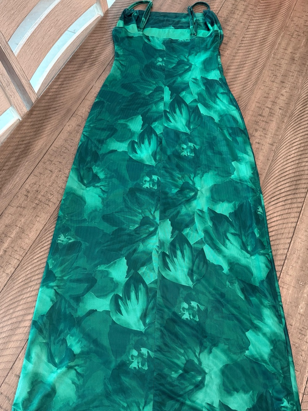 Green Floral Dress